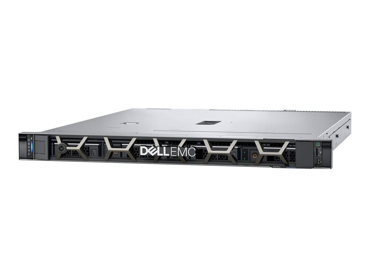 Dell PowerEdge R250 - 1U - 1-Weg - 1 x Xeon E-2314 / 2.8 GHz - RAM 8 GB - SATA - Hot-Swap 8.9 cm (3.5")