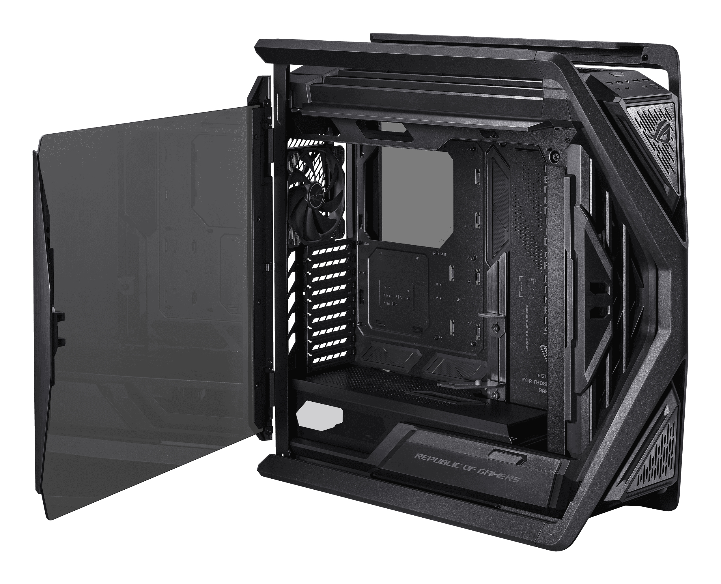 ASUS ROG Hyperion GR701 - FT Gaming - E-ATX - Seitenteil mit Fenster (gehärtetes Glas)