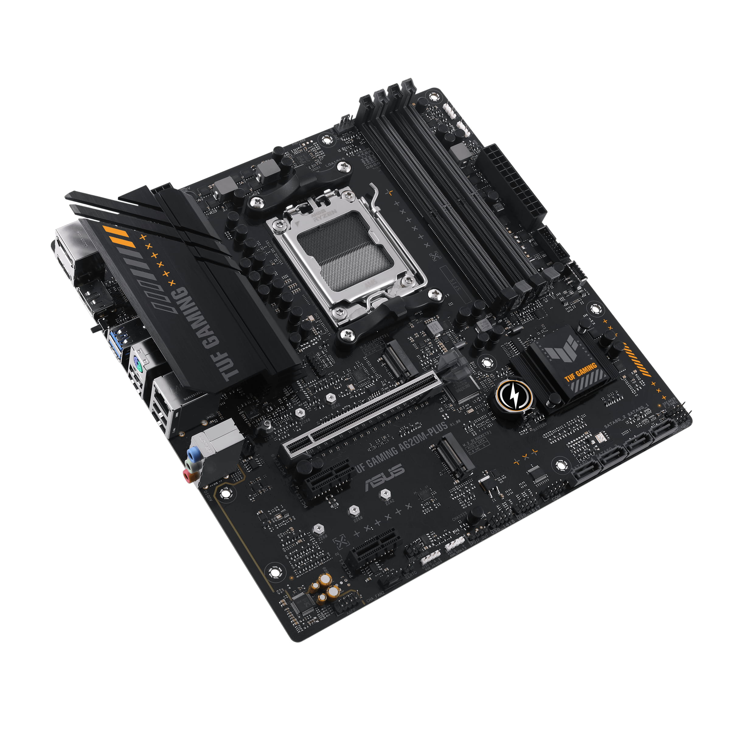 ASUS TUF GAMING A620M-PLUS - Motherboard - micro ATX - Socket AM5 - AMD A620 Chipsatz - USB 3.1 Gen 1, USB-C 3.2 Gen 1 - 2.5 Gigabit LAN - Onboard-Grafik (CPU erforderlich)