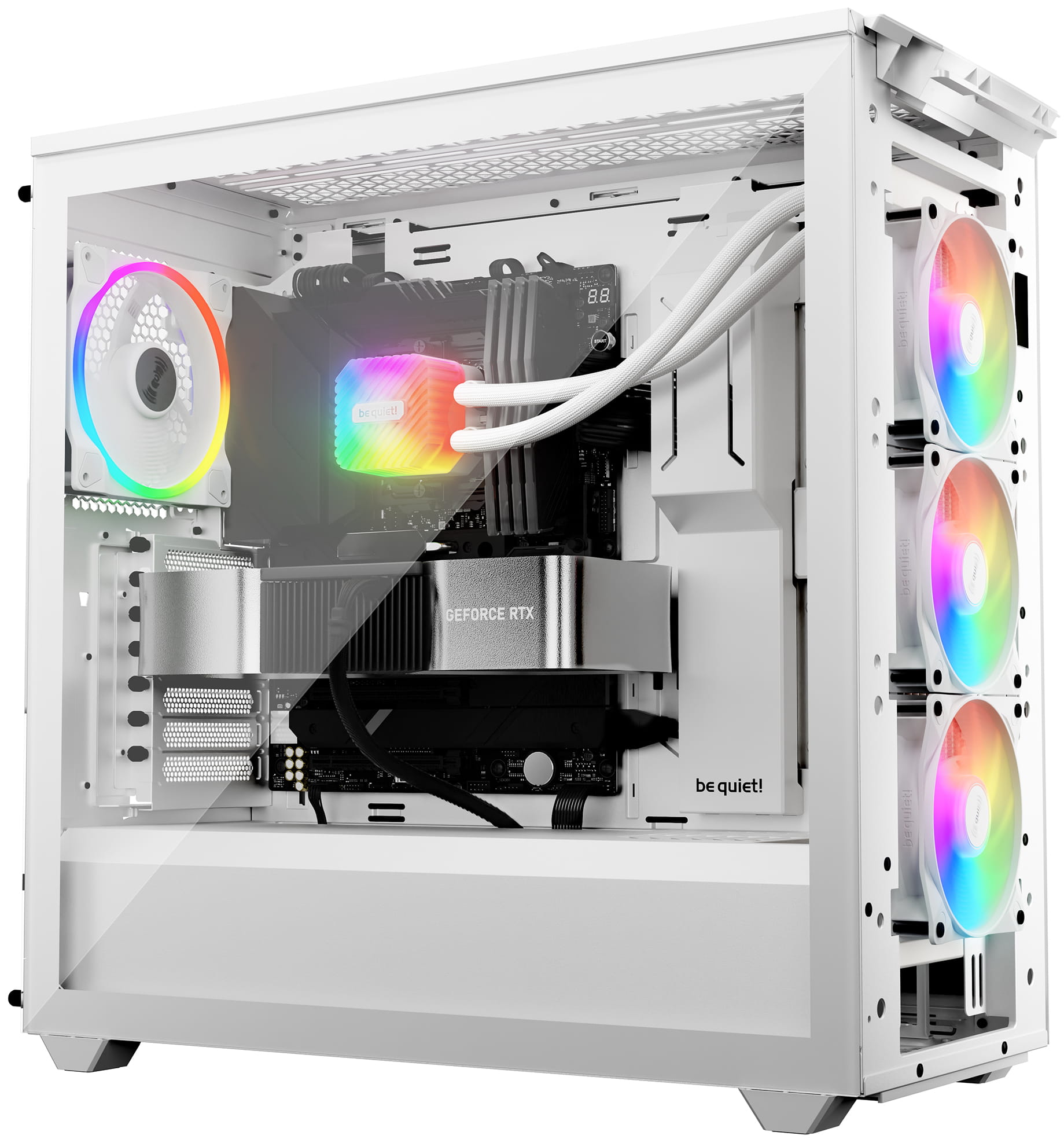 Be Quiet! Light Loop - Prozessor-Flüssigkeitskühlsystem - Kühlergröße: 360 mm - (für: LGA1851, LGA1700, LGA1200, LGA1150, LGA1151, LGA1155, AM4, AM5)