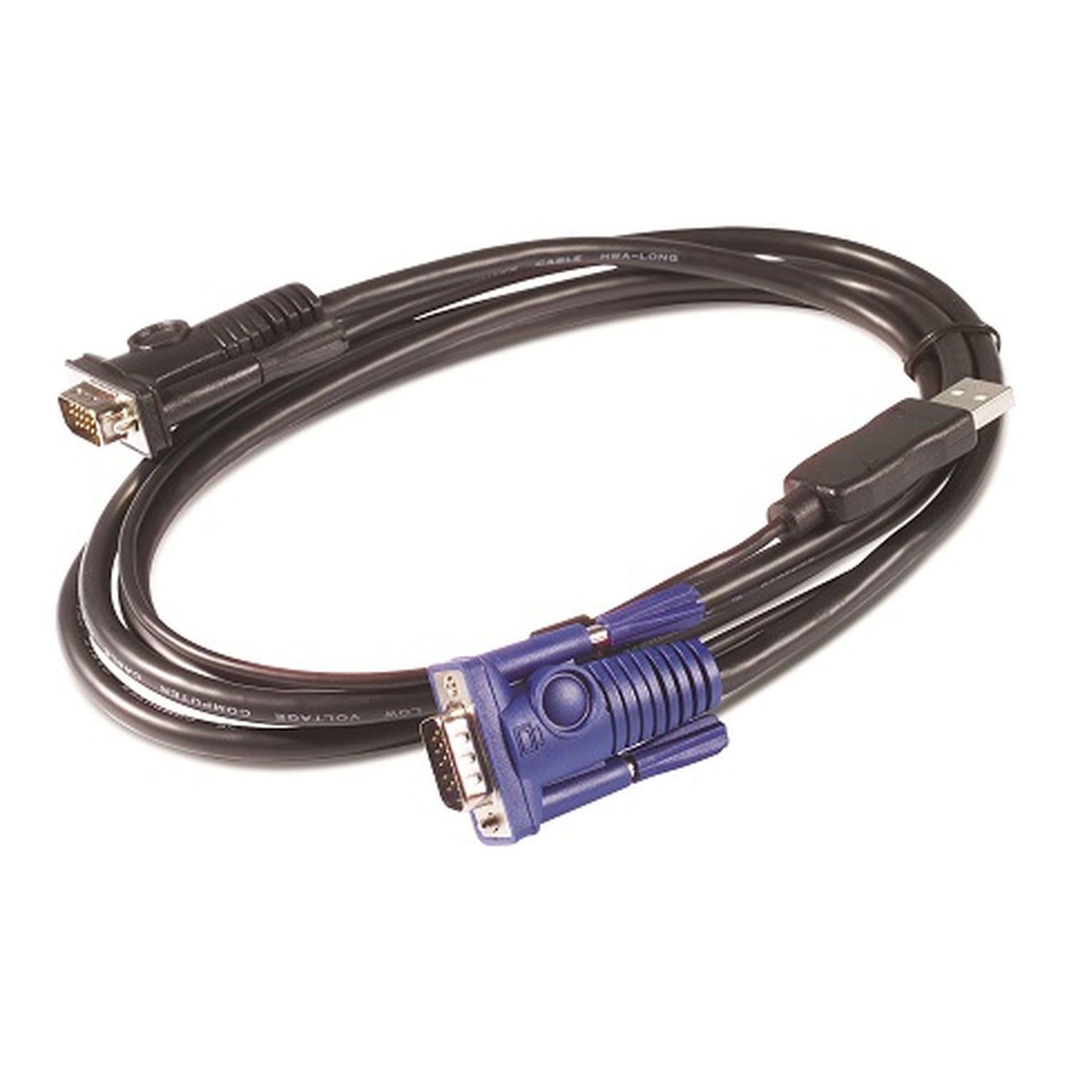 APC Tastatur- / Video- / Maus- (KVM-) Kabel - USB, HD-15 (VGA)