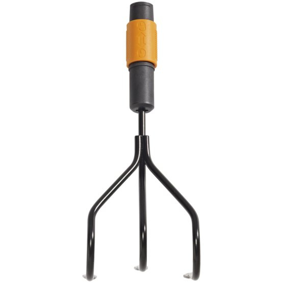 Fiskars QuikFit, Handkultivator, Metall, Schwarz, Orange, Kunststoff, 305 mm