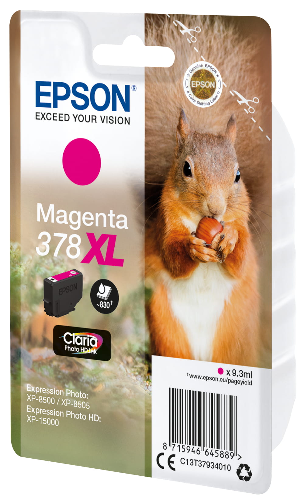 Epson 378XL - 9.3 ml - XL - Magenta - Original