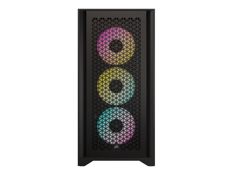 Corsair iCUE 4000D RGB Airflow - Mid tower - E-ATX - Seitenteil mit Fenster (gehärtetes Glas)