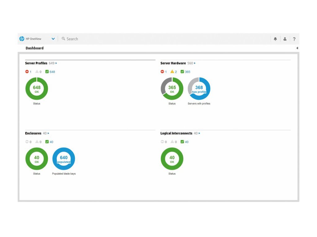 OneView with iLO Advanced - Lizenz + 3 Jahre Support, 24x7