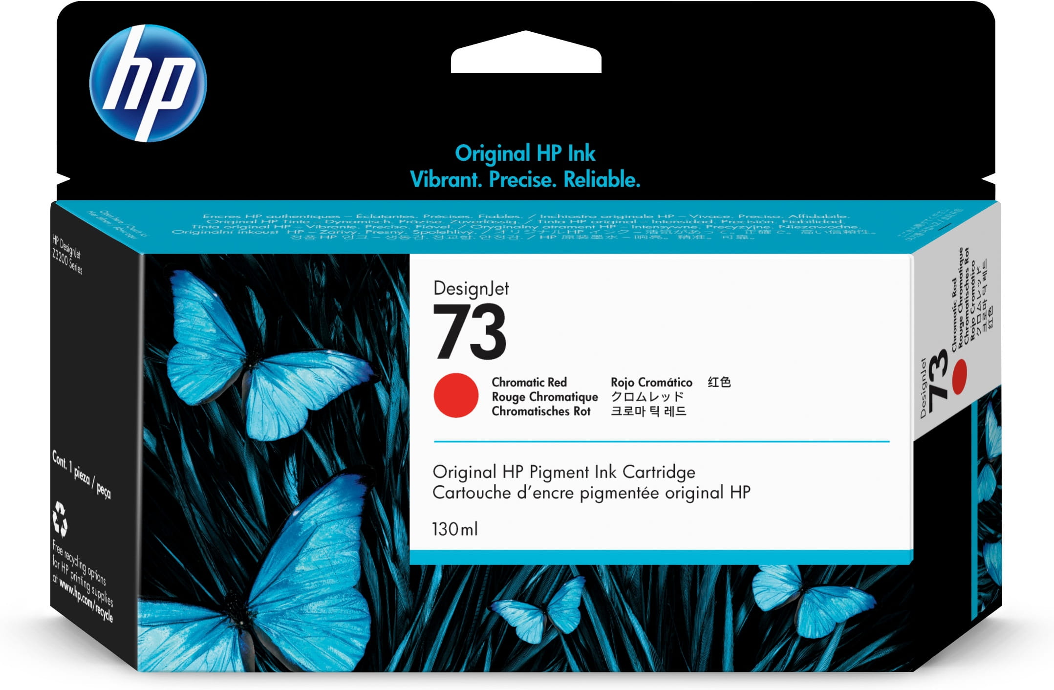 HP 73 - 130 ml - Chromatic Red - original - DesignJet
