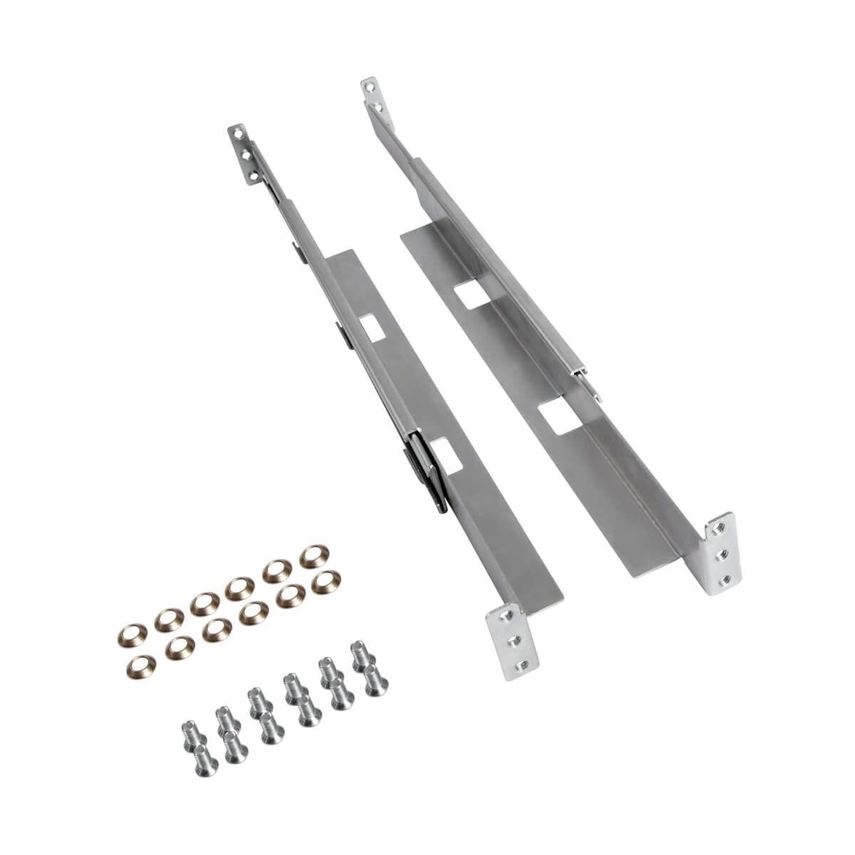 Tripp Eaton Tripp Lite Series SmartRack 4-Post Rack-Mount Shelf Kit Universal for Wallmount Racks 1U - Rack Shelf-Befestigungs-Kit - Rack montierbar - Silber - 1U - 48.3 cm (19")
