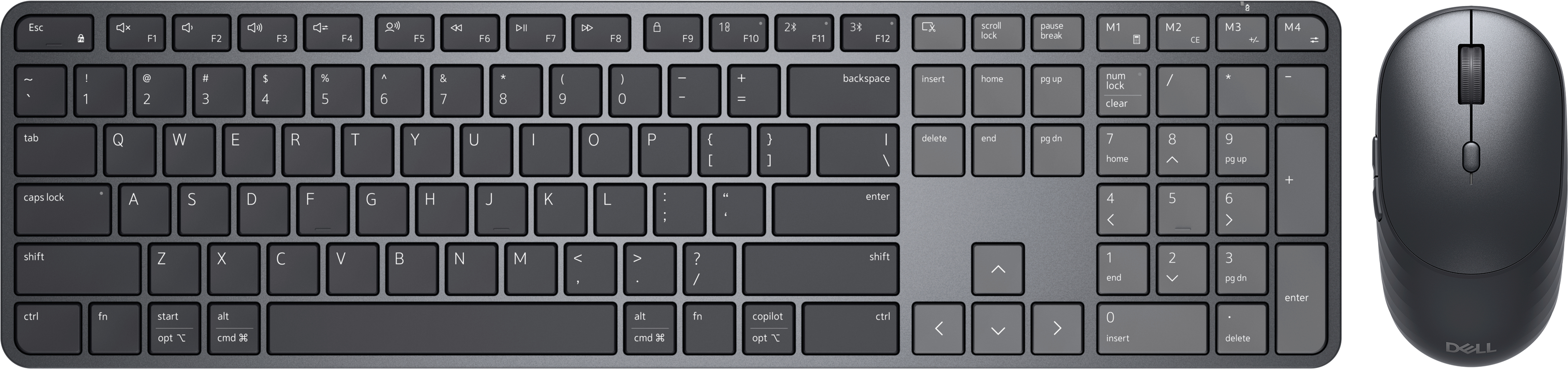 Dell Pro 7 KM726 - Tastatur-und-Maus-Set - Slim