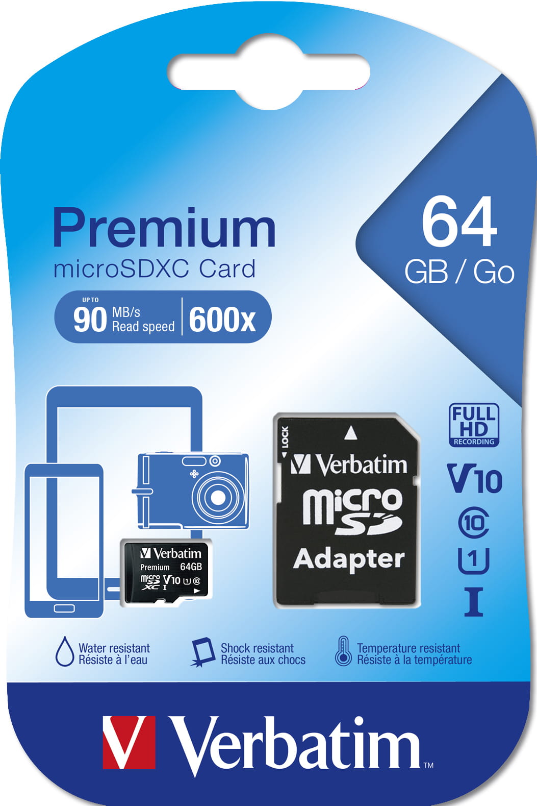 Verbatim Premium - Flash-Speicherkarte (SD-Adapter