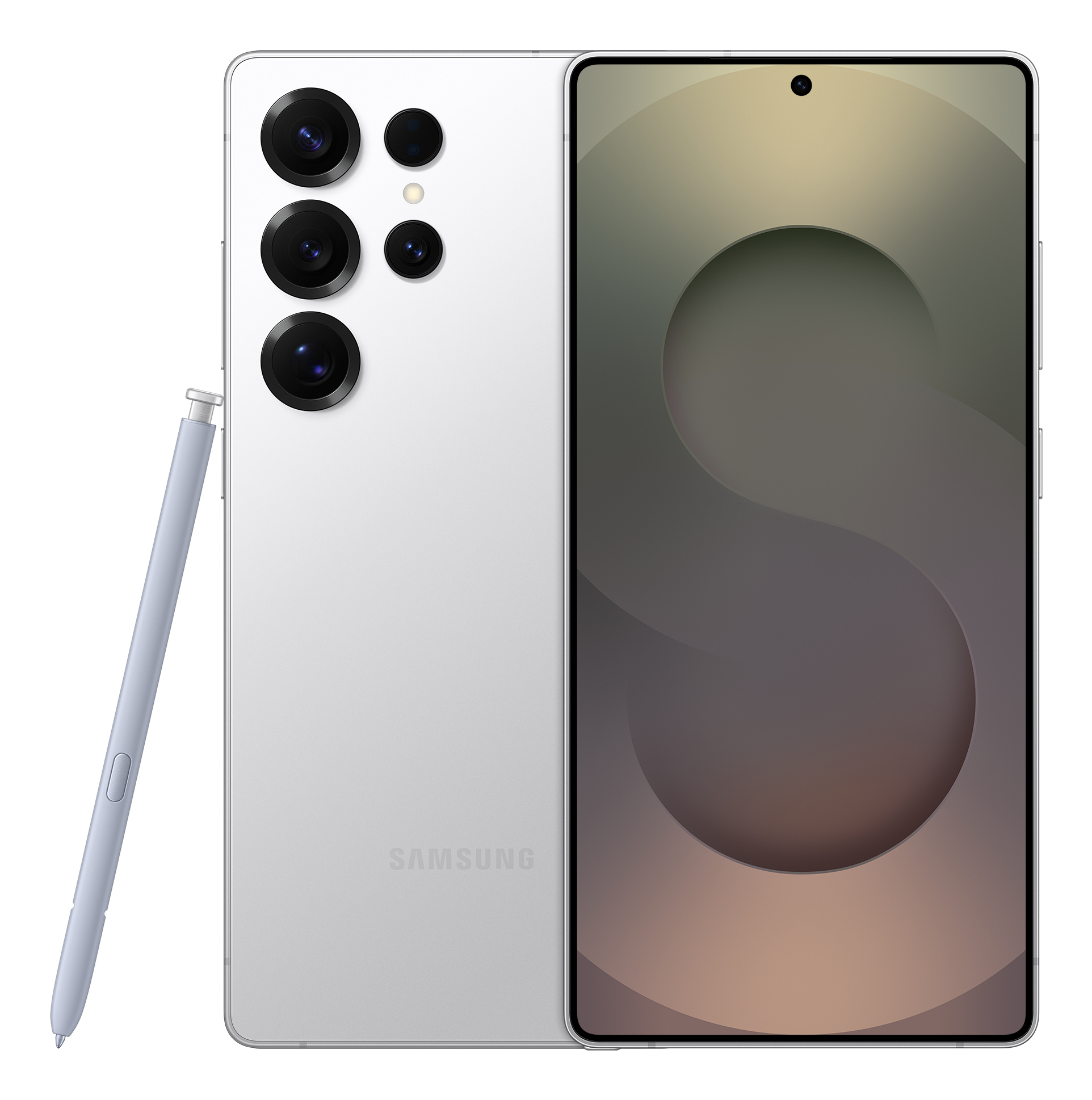 Samsung O2 Samsung Galaxy S25 Ultra, 17,5 cm (6.9"), 12 GB, 256 GB, 200 MP, Android 15, Silber, Titan, Weiß