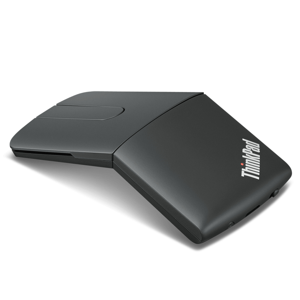Lenovo ThinkPad X1 Presenter Mouse - Maus - rechts- und linkshändig - Laser - 3 Tasten - kabellos - Bluetooth 5.0, 2.4 GHz - kabelloser Empfänger (USB)