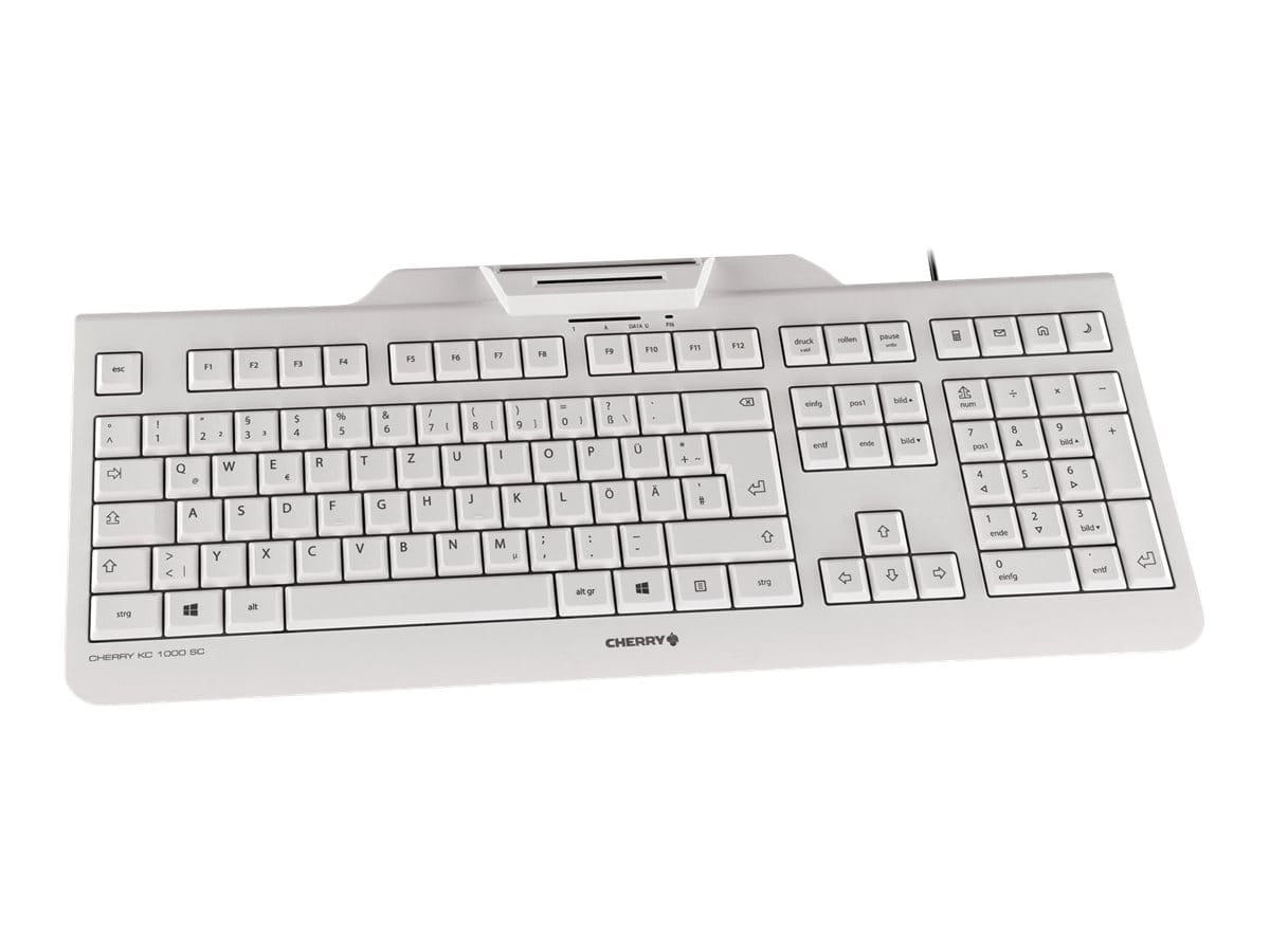 Cherry KC 1000 SC - Tastatur - USB - GB - Pale