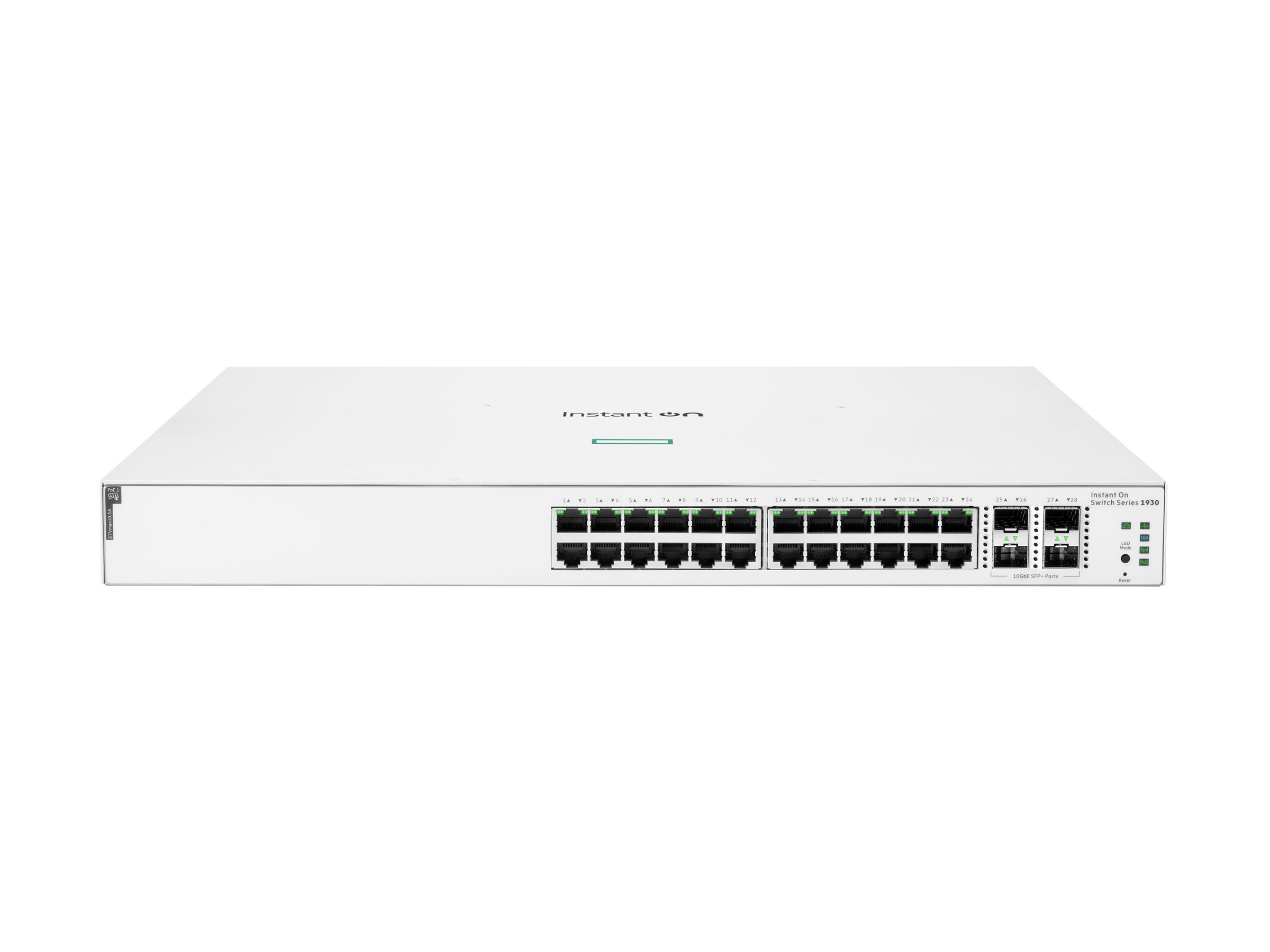 HPE Networking Instant On 1930 24G Class4 PoE 4SFP/SFP+ 370W Switch - Switch - L3 - managed - 24 x 10/100/1000 (PoE)