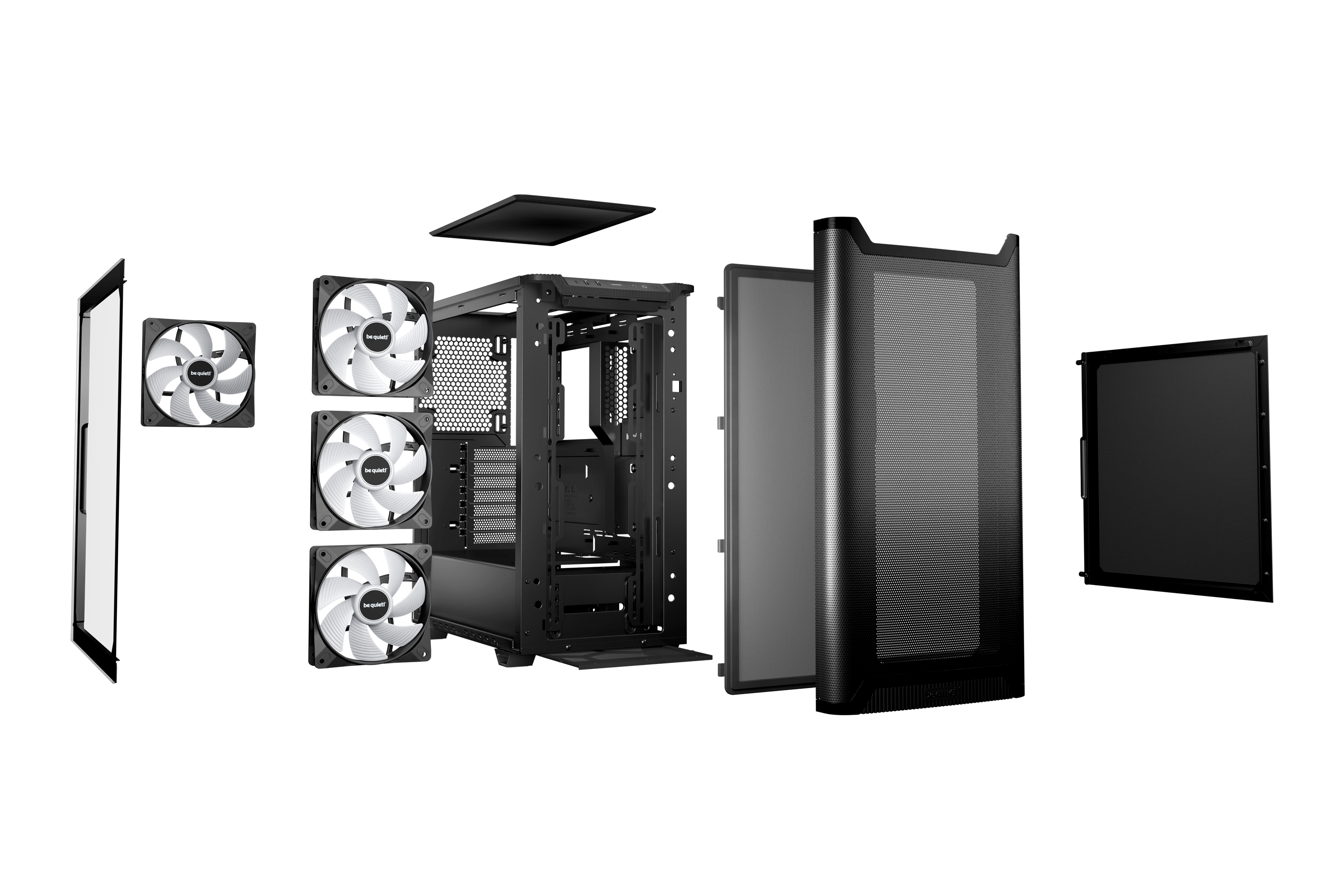 Be Quiet! Pure Base 501 LX - Midi-Tower - ATX - Seitenteil mit Fenster (gehärtetes Glas)