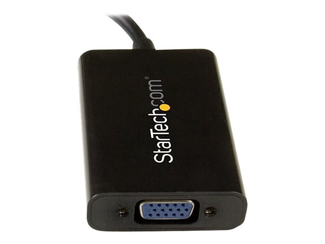 StarTech.com DisplayPort to VGA Adapter with Audio - 1920x1200 - DP to VGA Converter for Your VGA Monitor or Display (DP2VGAA)