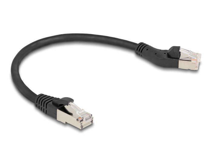 Delock Patch-Kabel - RJ-45 (M) links abgewinkelt zu RJ-45 (M)