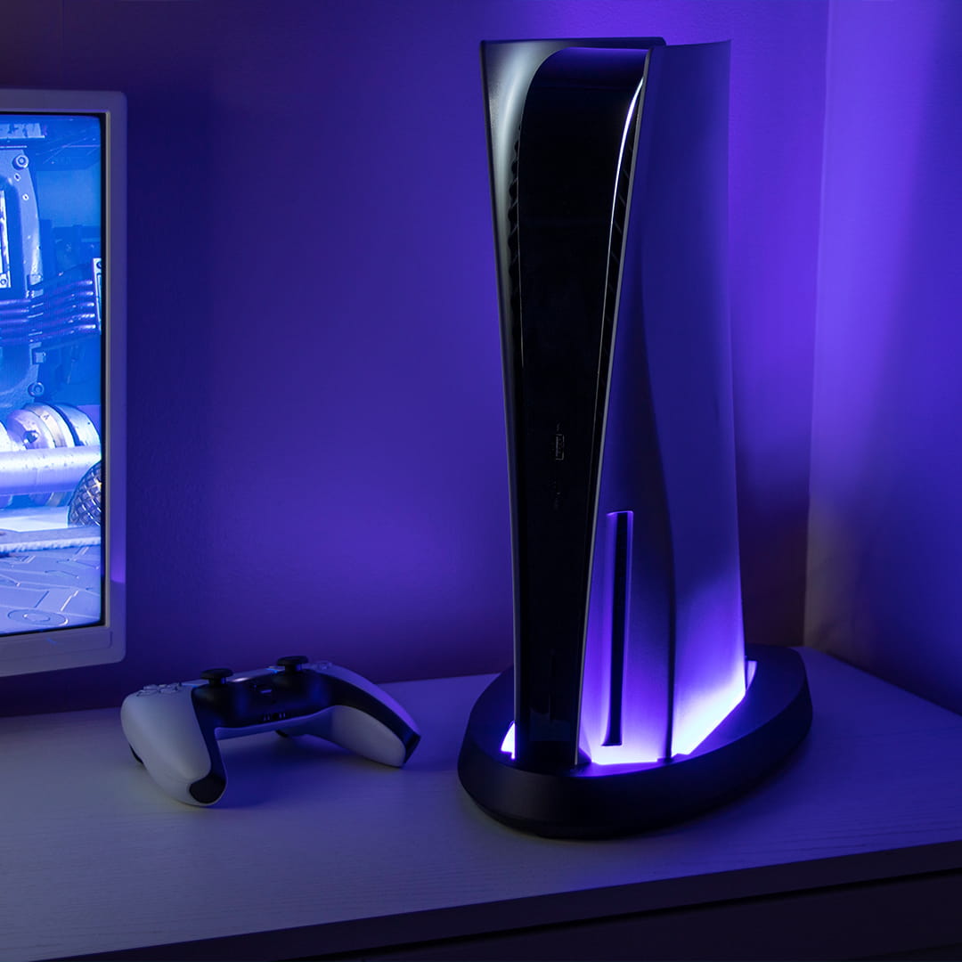 Venom VS5005, Stand, PlayStation 5, Blau, Grün, Mehrfarbig, Orange, Pink, Violett, Rot, Weiß, Kunststoff, Multi, 3 Tasten