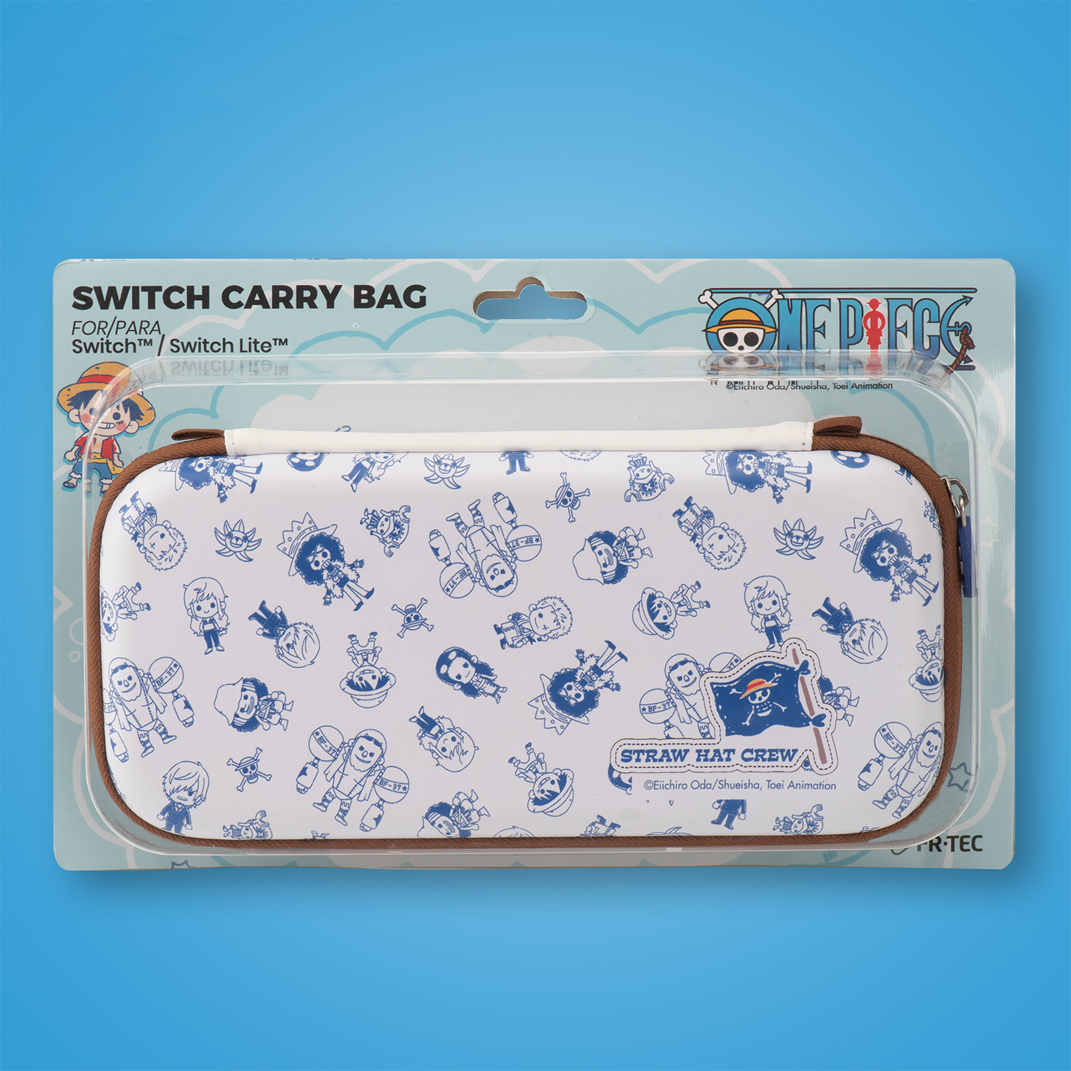 Blade Gaming Switch & Switch Lite One Piece Bag “Chibi”, Beuteltasche, Nintendo, Blau, Braun, Weiß, Nintendo Switch, Nintendo Switch Lite, Switch, Switch Lite, Tragetasche