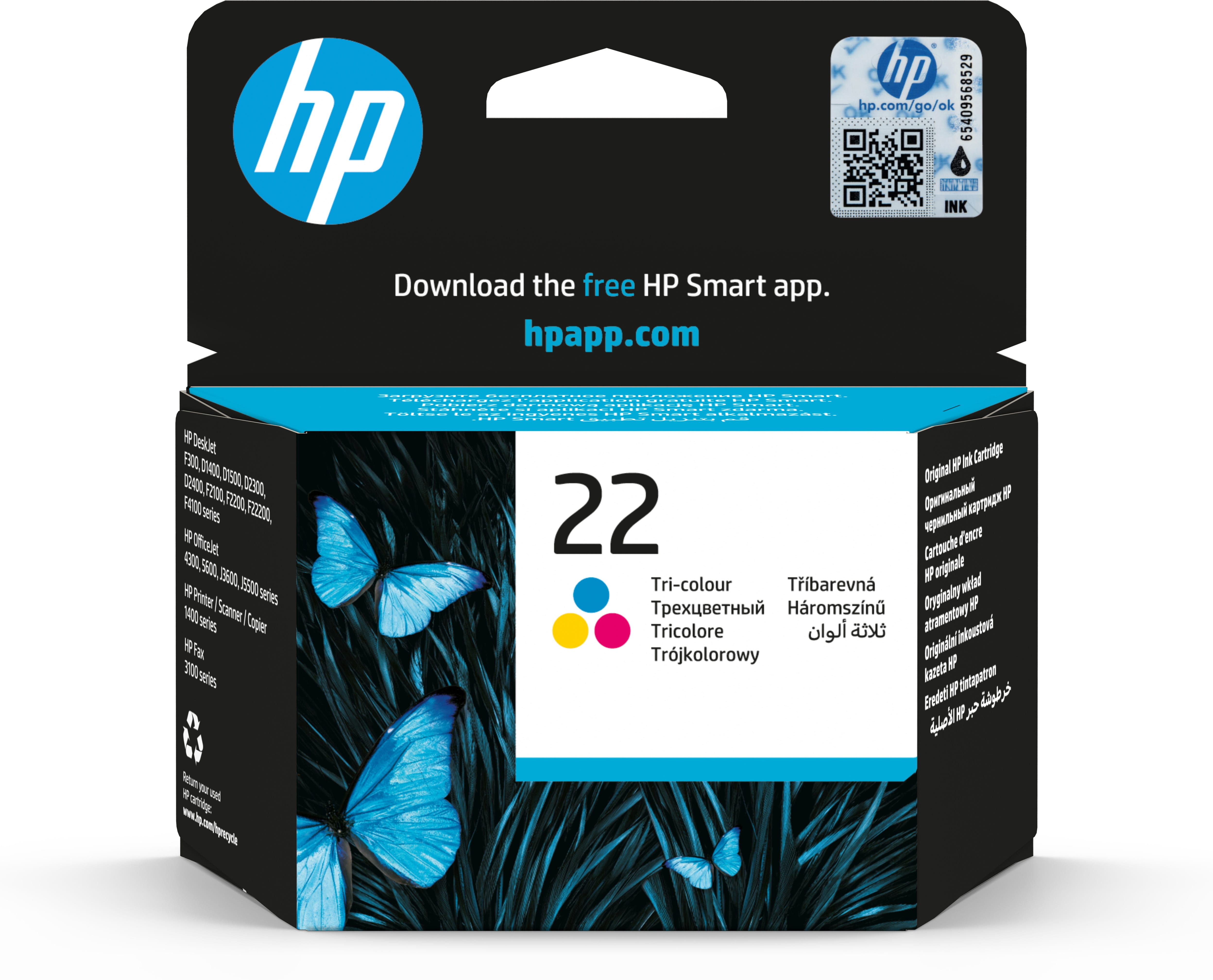 HP 22 - 5 ml - Farbe (Cyan, Magenta, Gelb) - original