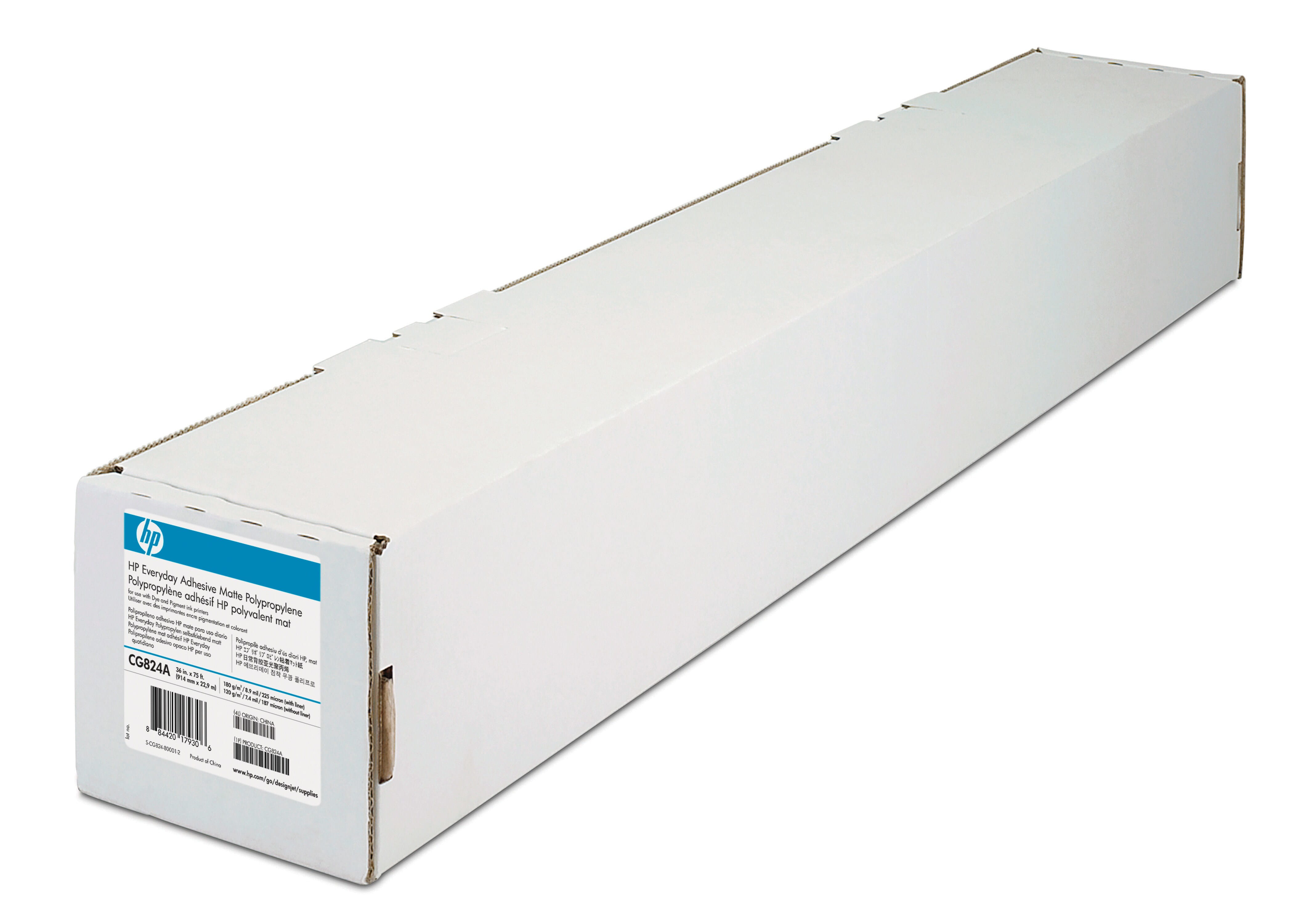 HP Everyday - Polypropylen (PP) - matt - selbstklebend - 8,5 mil - Rolle (152,4 cm x 22,9 m)