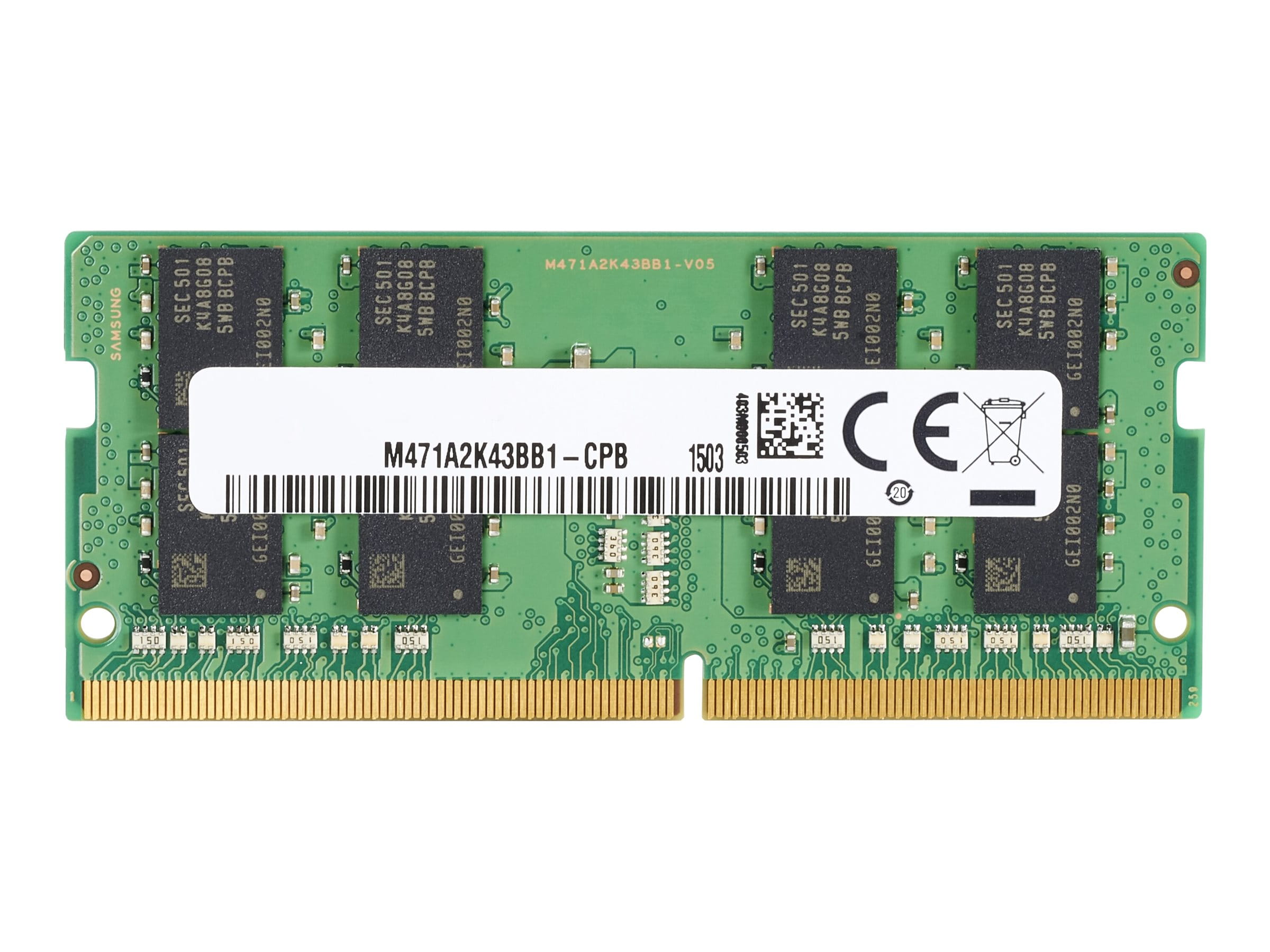 HP  DDR4 - Modul - 8 GB - SO DIMM 260-PIN - 3200 MHz / PC4-25600 - 1.2 V - ungepuffert - non-ECC - für EliteBook 640 G9; 650 G9; 655 G9; 835 G8, 845 G8, 855 G8; ProBook 455 G9, 450 G9, 635 Aero G8, 655 G9; ProBook x360 435 G9; ZBook 15v G5 Mobile Workst