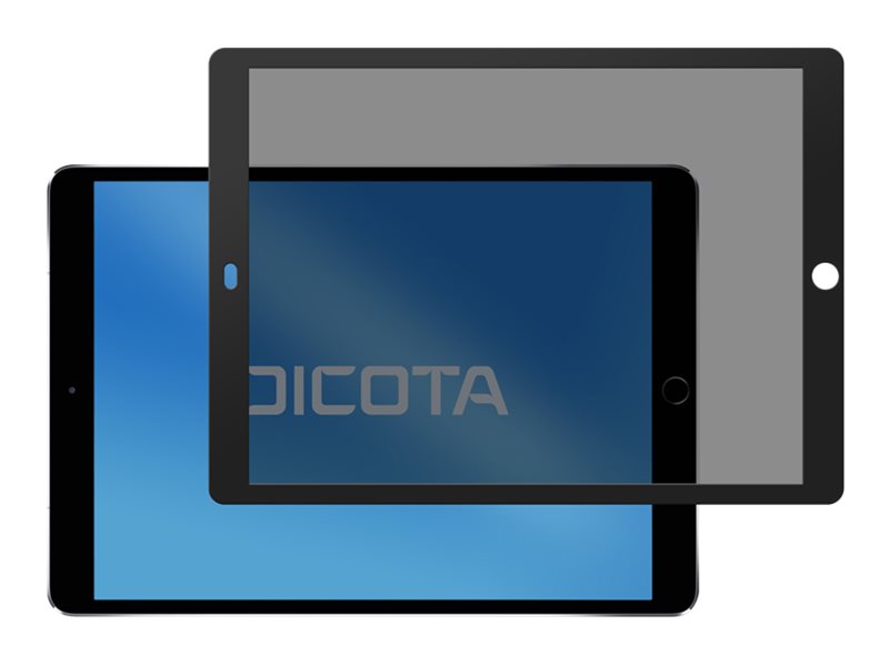 Dicota Secret - Bildschirmschutz für Tablet - mit Sichtschutzfilter - 2-Wege - Schwarz - für Apple 12.9-inch iPad Pro (1. Generation, 2. Generation)