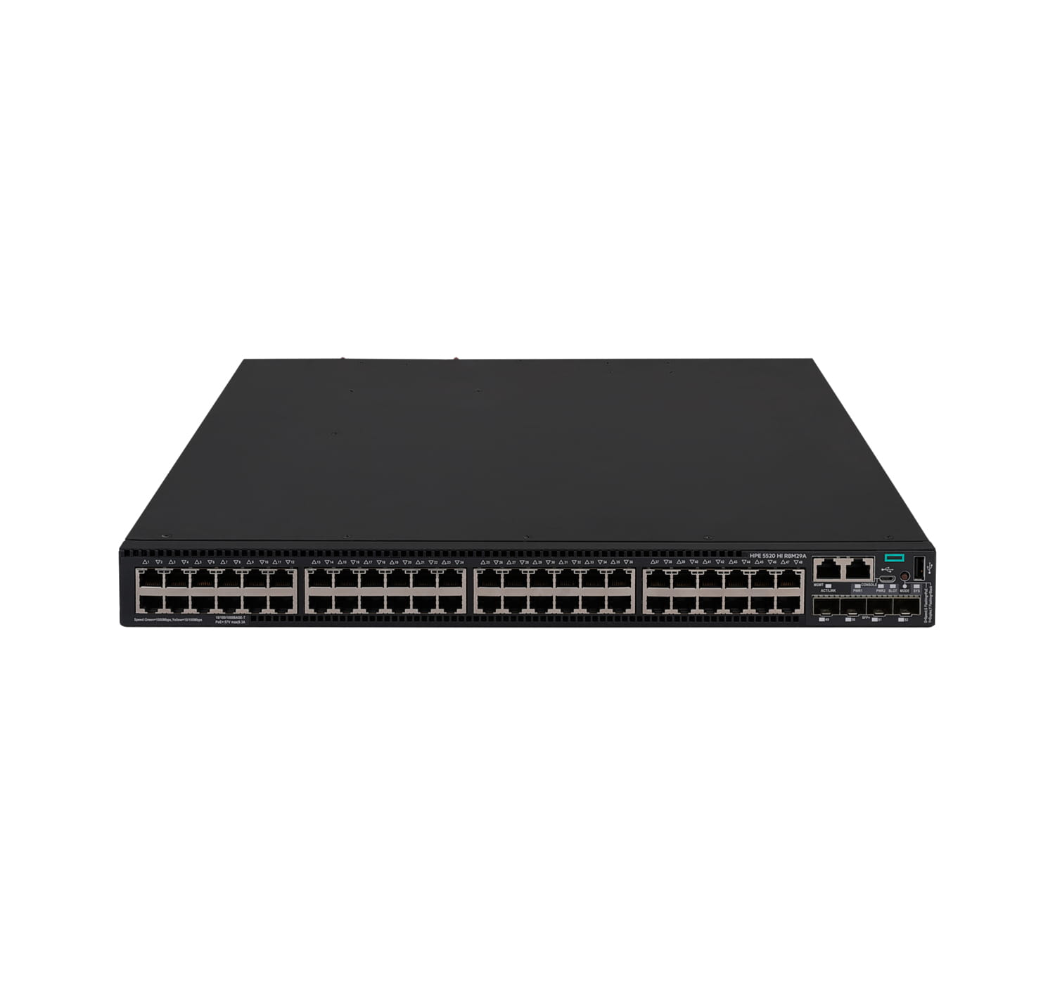 HPE FlexNetwork 5520 48G PoE+ 4SFP+ HI 1-slot Switch - Switch - L3 - managed - 48 x 10/100/1000 (PoE+)