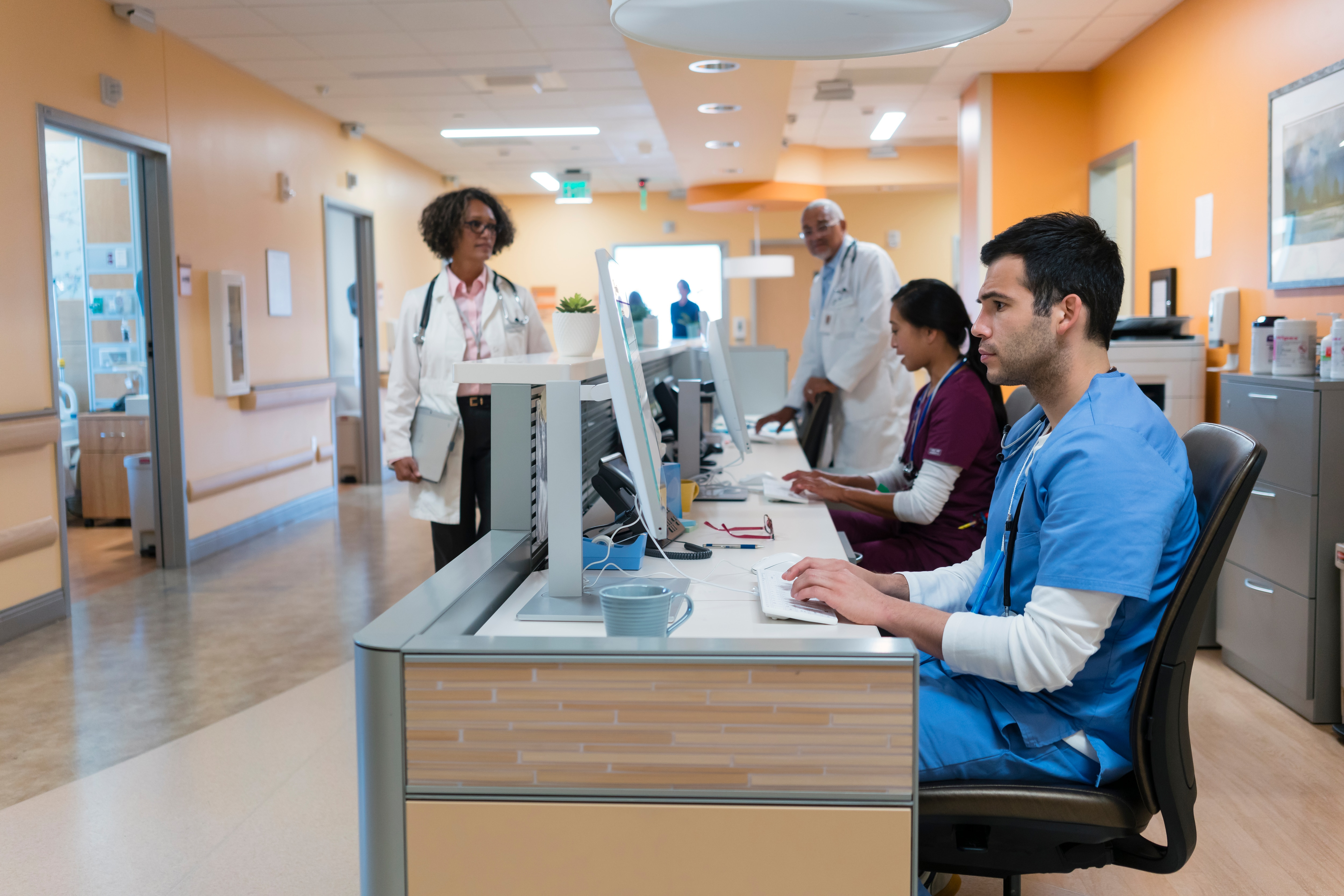 HP  Healthcare - Tastatur-und-Maus-Set - mit Scroll-Rädchen