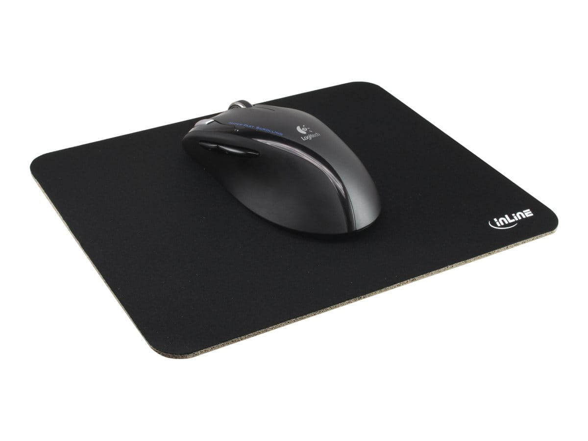InLine Maus-Pad Recycled - 230x190x2,5mm - schwarz