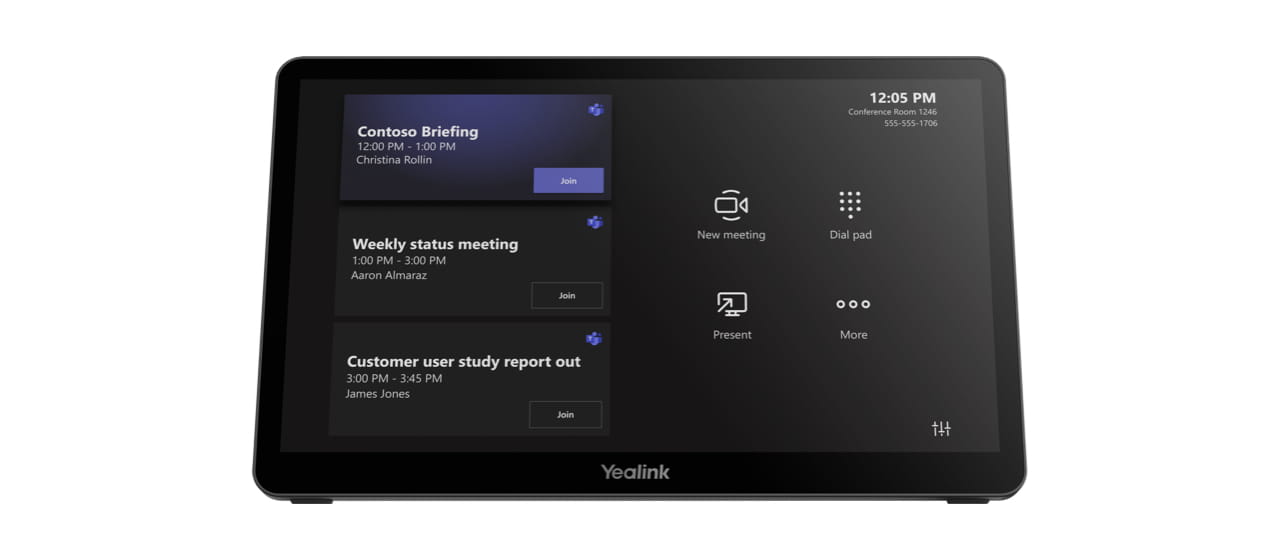 Yealink MTouch Plus-EXT - Touchpaneel - Anzeige - LED - IPS - 29.5 cm (11.6")