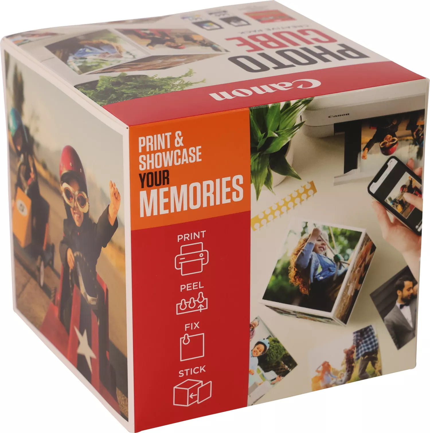 Canon Photo Cube Creative Pack - Glänzend - 2er-Pack - Schwarz, Farbe (Cyan, Magenta, Gelb) Canon Photo Cube Creative Pack - Glänzend - 2er-Pack - Schwarz, Farbe (Cyan, Magenta, Gelb)