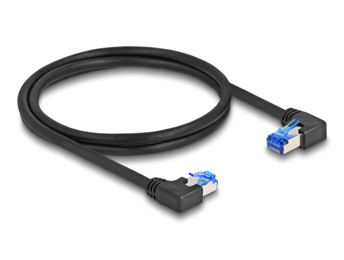 Delock Patch-Kabel - RJ-45 (M) rechtwinklig zu RJ-45 (M)