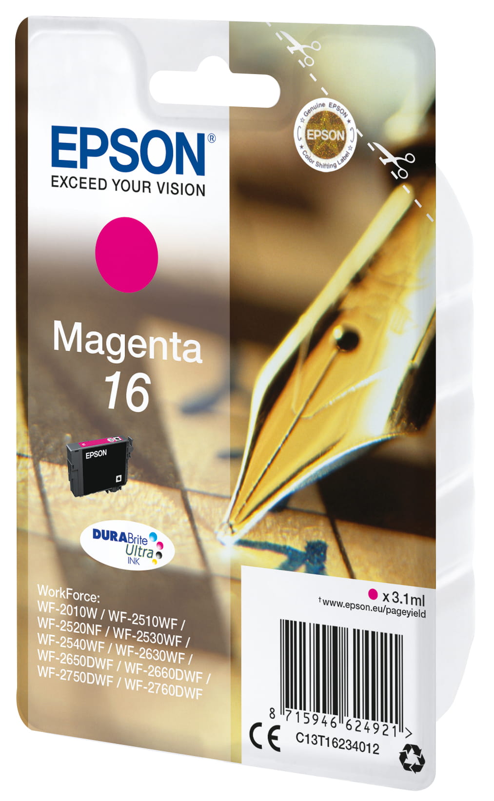 Epson 16 - 3.1 ml - Magenta - Original - Tintenpatrone