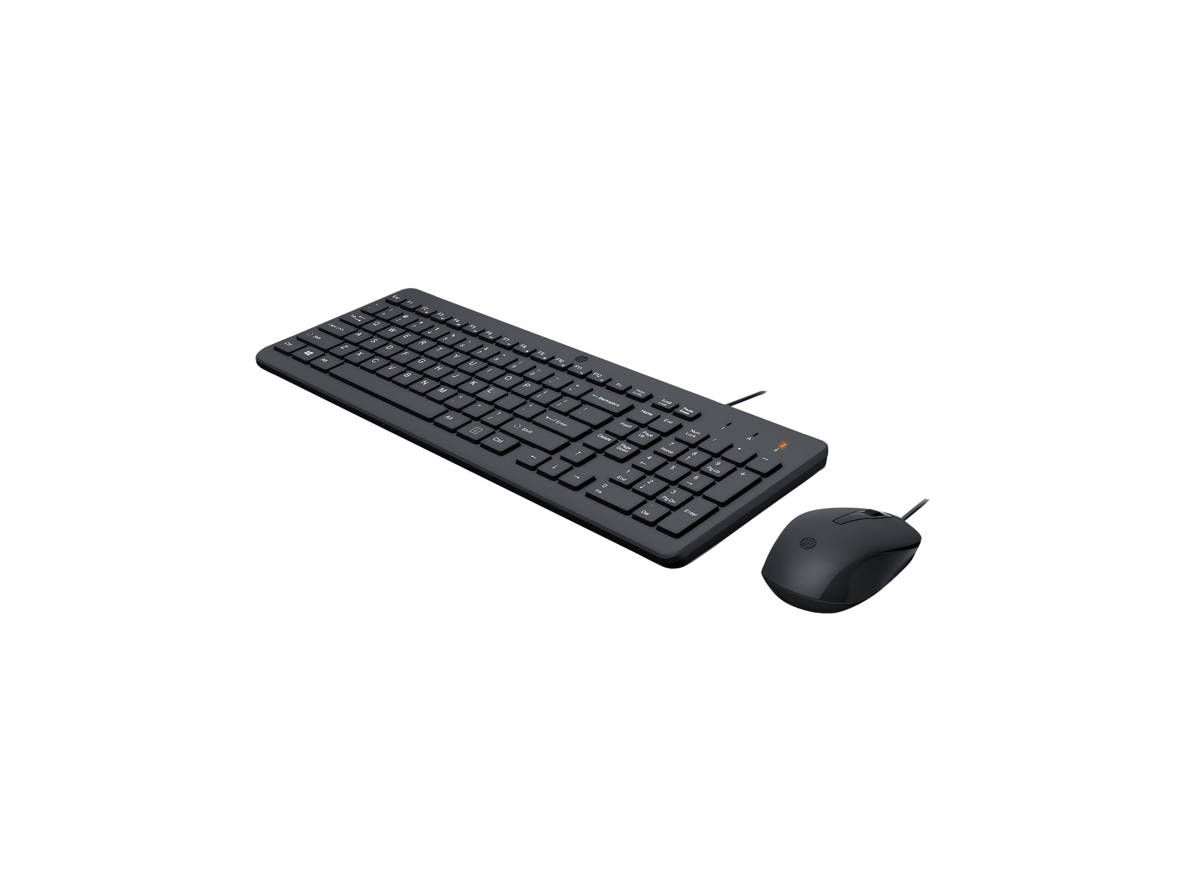 HP 150 - Tastatur-und-Maus-Set - USB - GB - Schwarz