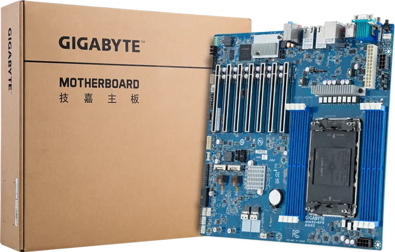 Gigabyte MW83-RP0 - 1.X - Motherboard - SSI CEB - LGA4677 Socket-E - W790 Chipsatz - USB-C 3.2 Gen 2x2, USB-C 3.2 Gen2, USB 3.2 Gen 1 - 2 x 10 Gigabit LAN - Onboard-Grafik - HD Audio (8-Kanal)