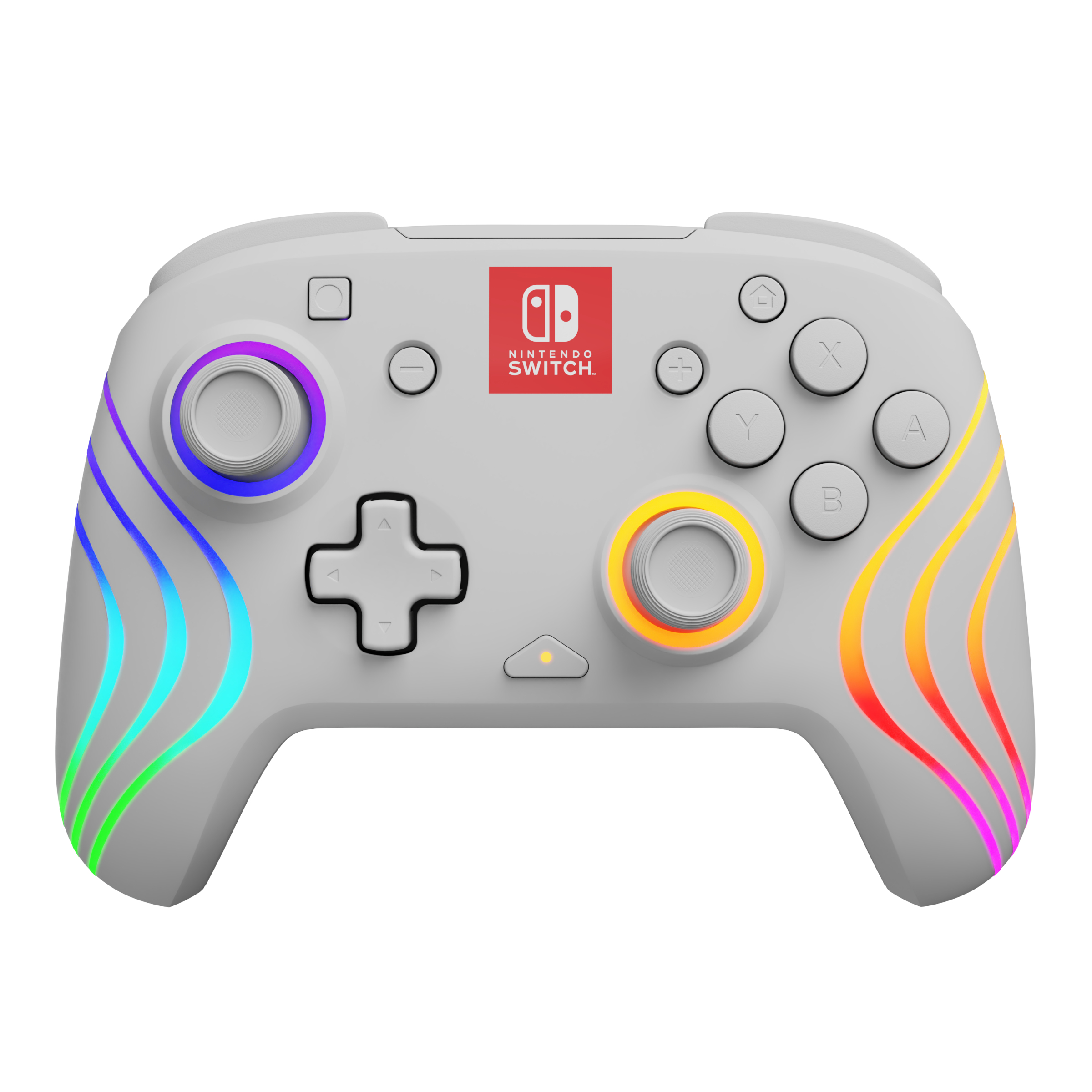 PDP Afterglow Wave, Gamepad, Nintendo Switch, Nintendo Switch Lite, Nintendo Switch OLED, Schaltfläche Zurück, D-Pad, Menü-Taste, Schaltfläche Teilen, Analog / Digital, Mehrfarbig, Verkabelt & Kabellos
