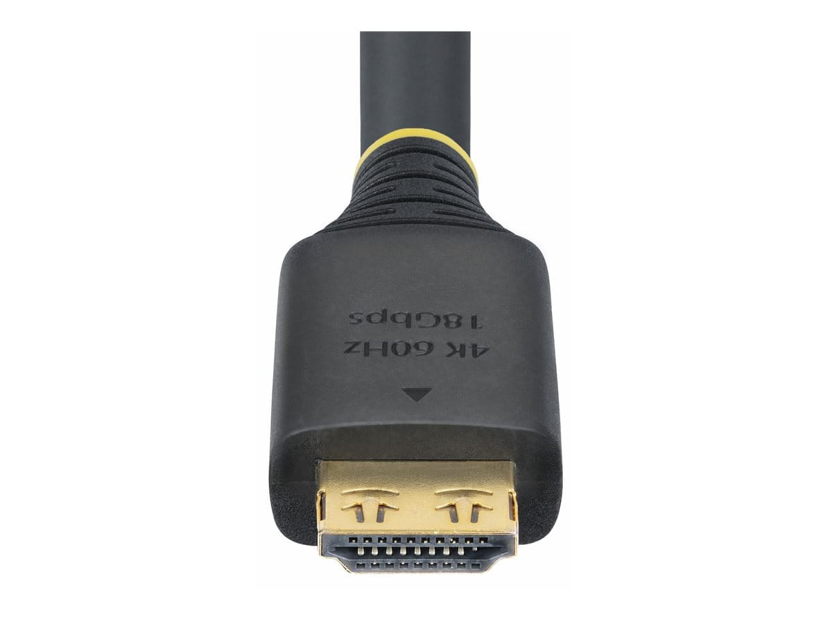 StarTech.com High Speed - HDMI-Kabel - HDMI männlich zu HDMI männlich - 7 m - abgeschirmt - Schwarz - halogenfrei, passiv, 4K60Hz-Unterstützung, 1440p (UWQHD)