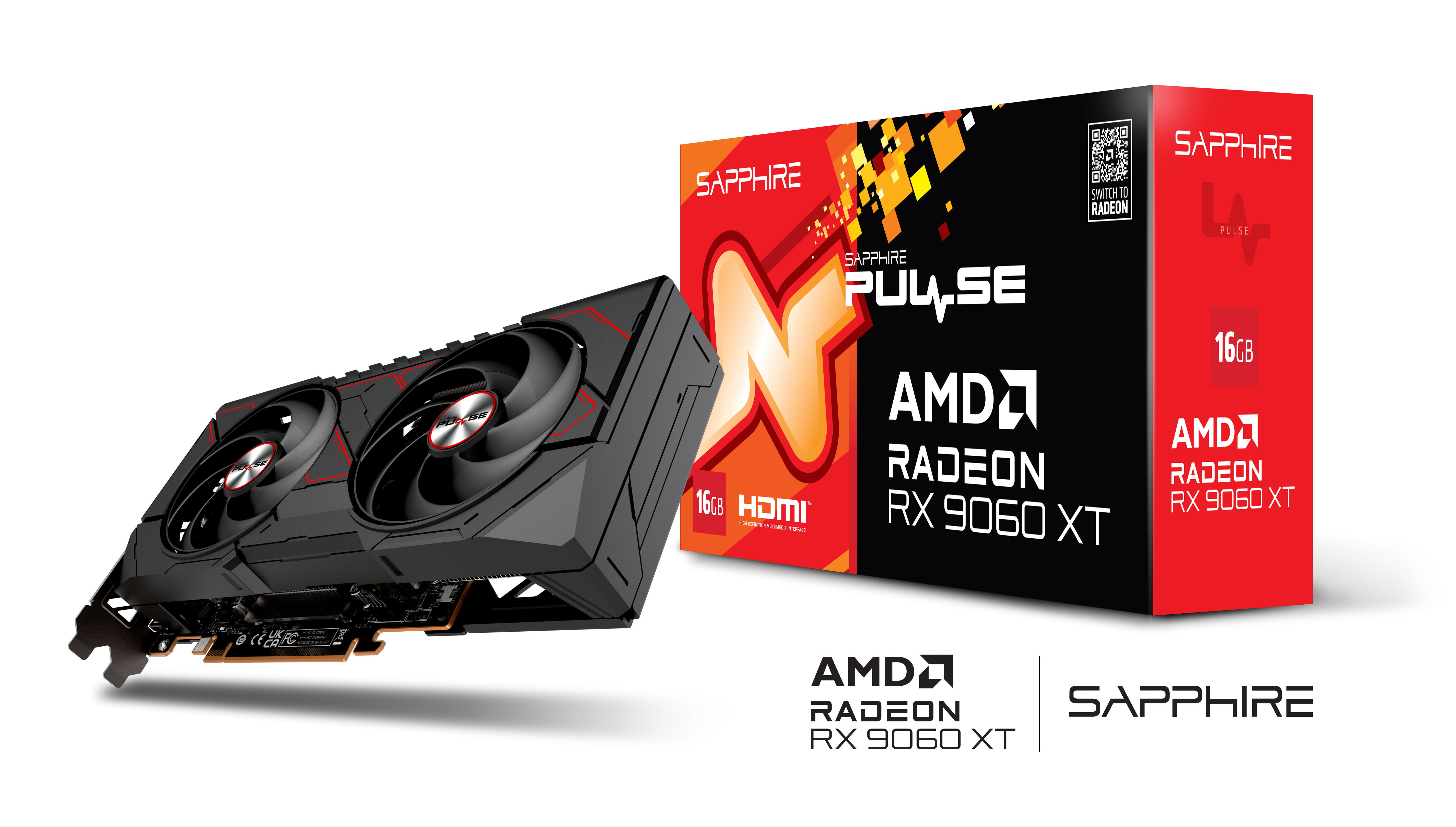 Sapphire Pulse Radeon RX 9060 XT 16GB - Grafikkarte