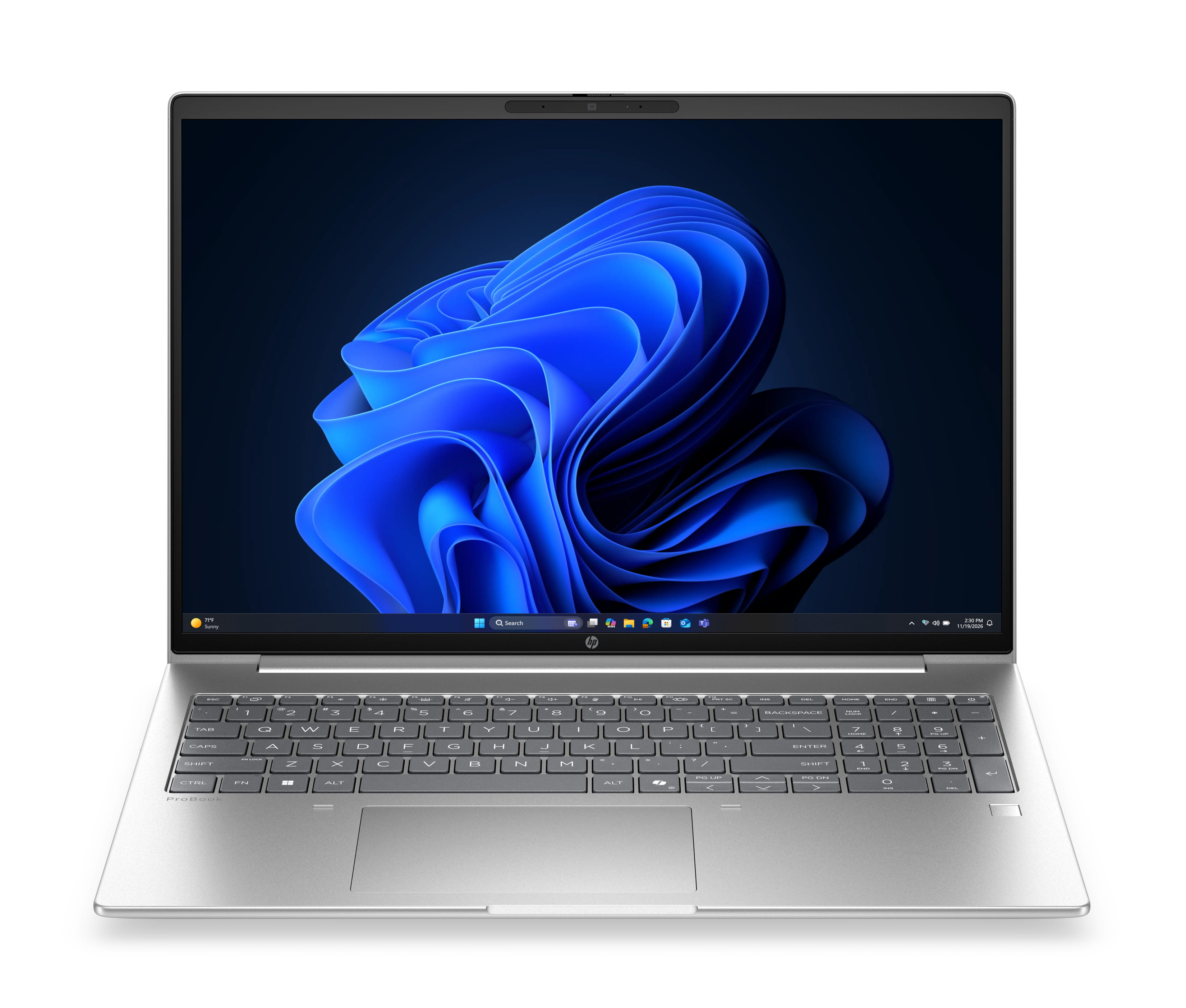 HP ProBook 4 G2a Notebook AI - 177-Grad Scharnierdesign - AMD Ryzen 5 230 / 3.5 GHz - Win 11 Pro - Radeon 760M - 16 GB RAM - 512 GB SSD NVMe - 40.6 cm (16")