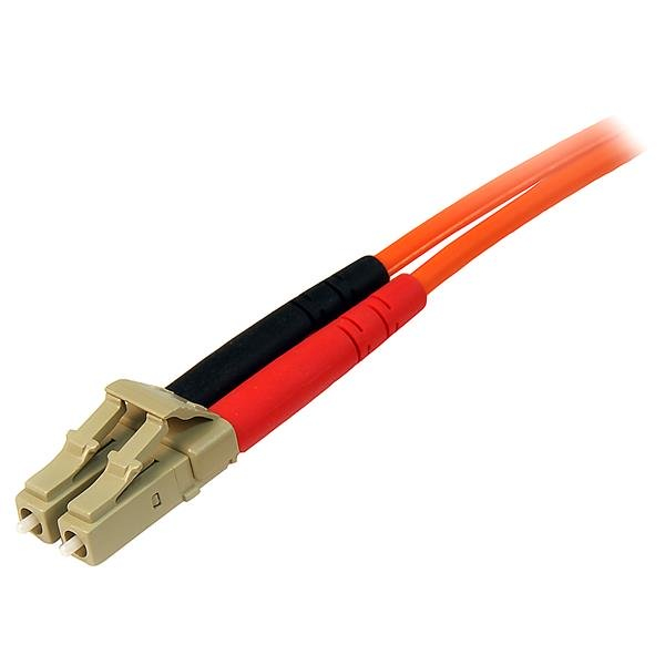 StarTech.com 15m Fiber Optic Cable - Multimode Duplex 50/125 - LSZH - LC/LC - OM2 - LC to LC Fiber Patch Cable - Netzwerkkabel - LC Multi-Mode (M)