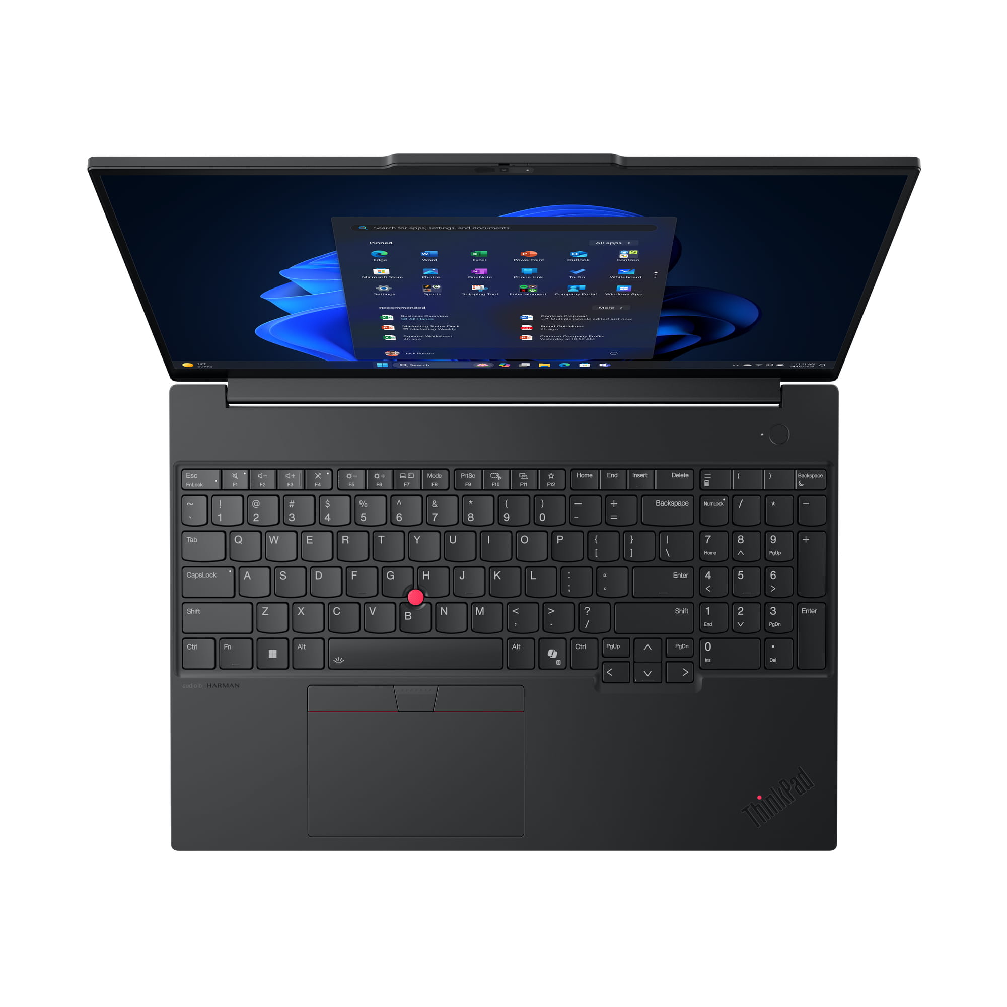 Lenovo ThinkPad E16 Gen 3 21ST - 180°-Scharnierdesign - AMD Ryzen 7 250 / 3.3 GHz - Win 11 Pro - Radeon 780M - 32 GB RAM - 1 TB SSD TCG Opal Encryption 2, NVMe - 40.6 cm (16")