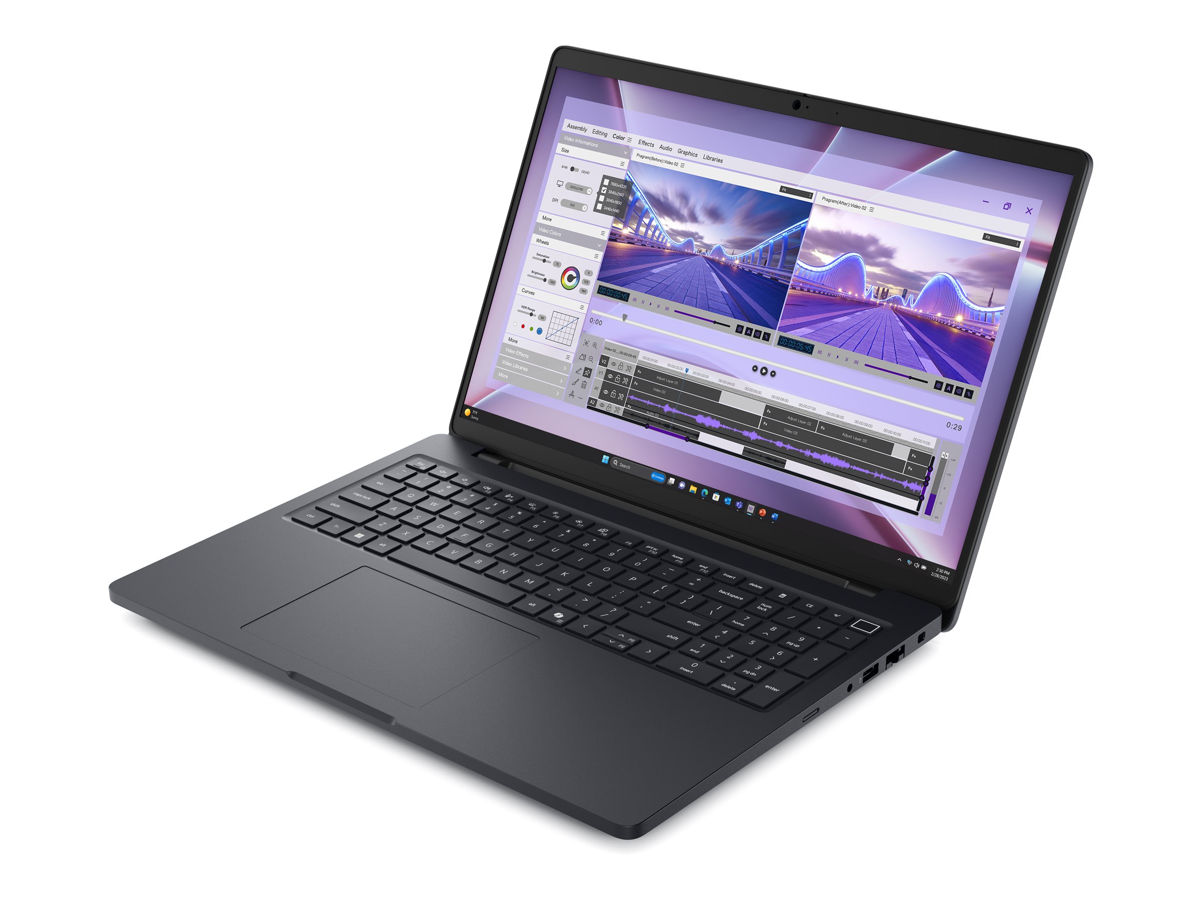 Dell Pro Max 16 MC16250 - Intel Core Ultra 7 265H / 2.2 GHz - vPro Enterprise - Win 11 Pro - Arc Graphics 140T - 16 GB RAM - 512 GB SSD NVMe, Class 35 - 40.646 cm (16")