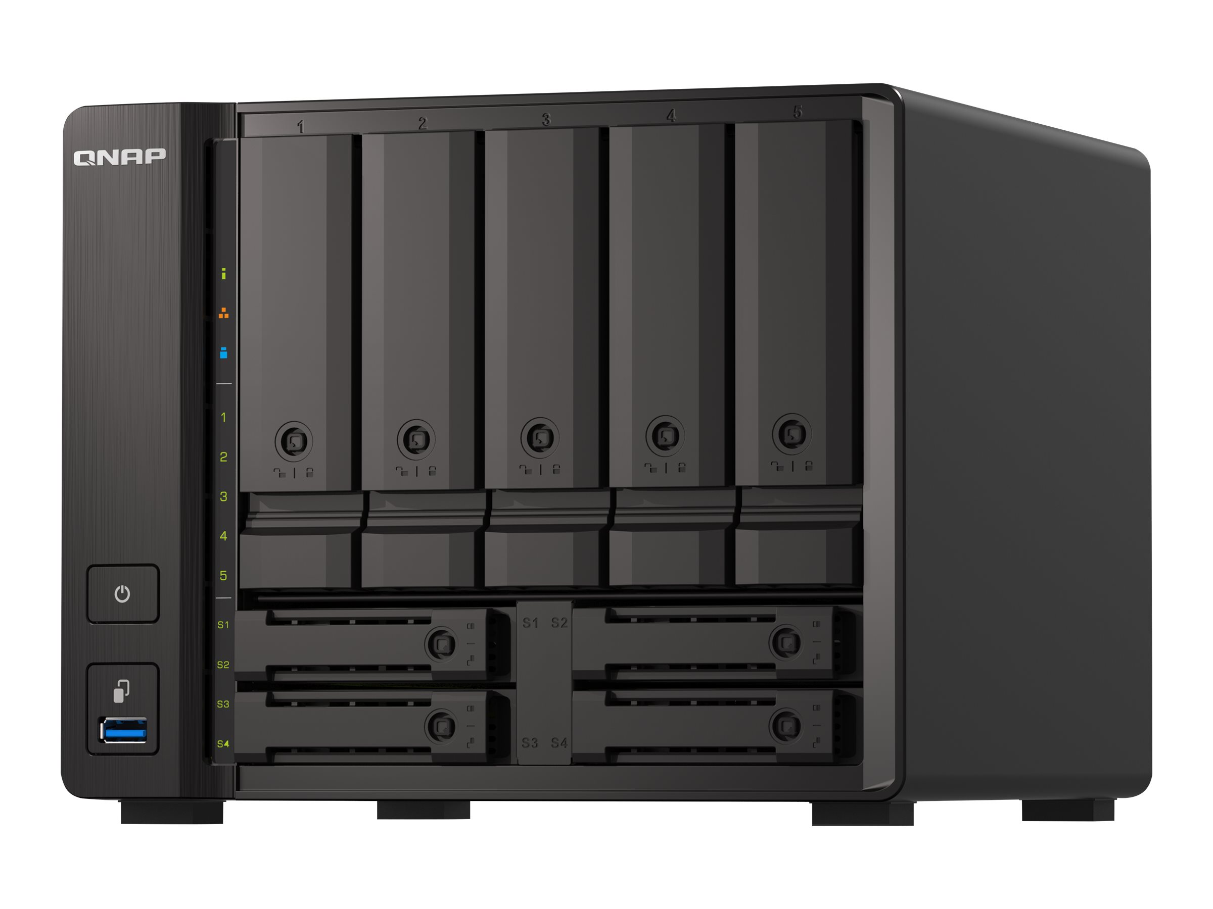 QNAP TS-H973AX-8G - NAS-Server - 9 Schächte