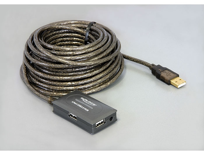 Delock USB 2.0 Extension Cable 10 m active with
