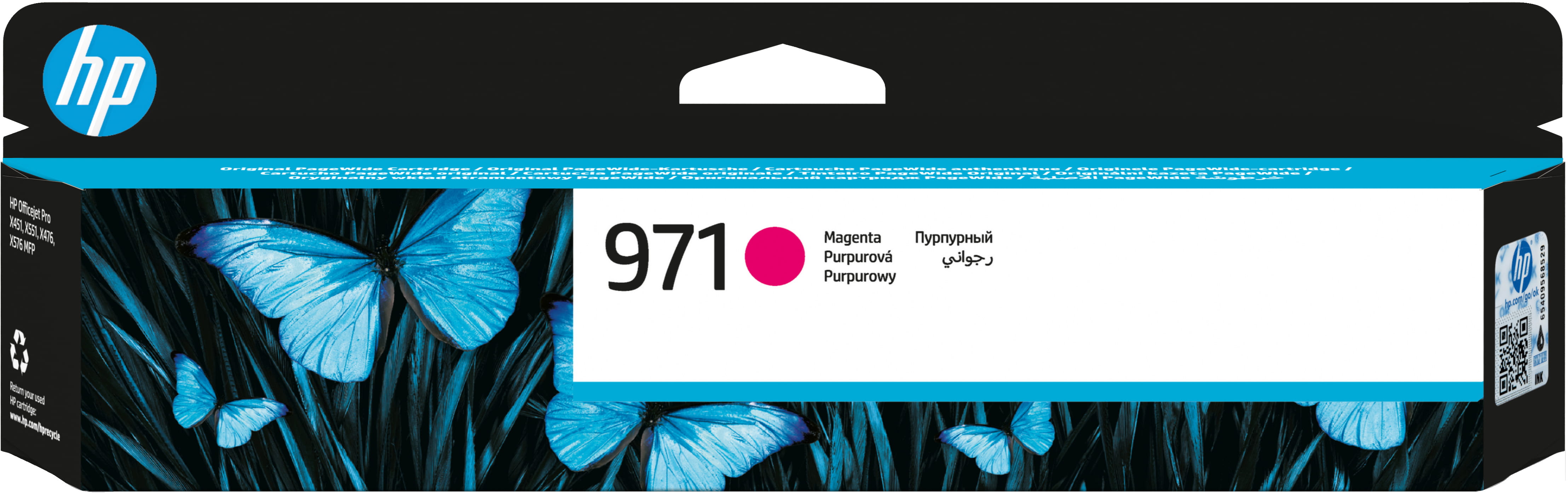 HP 971 - Magenta - original - Tintenpatrone - für Officejet Pro X451dn