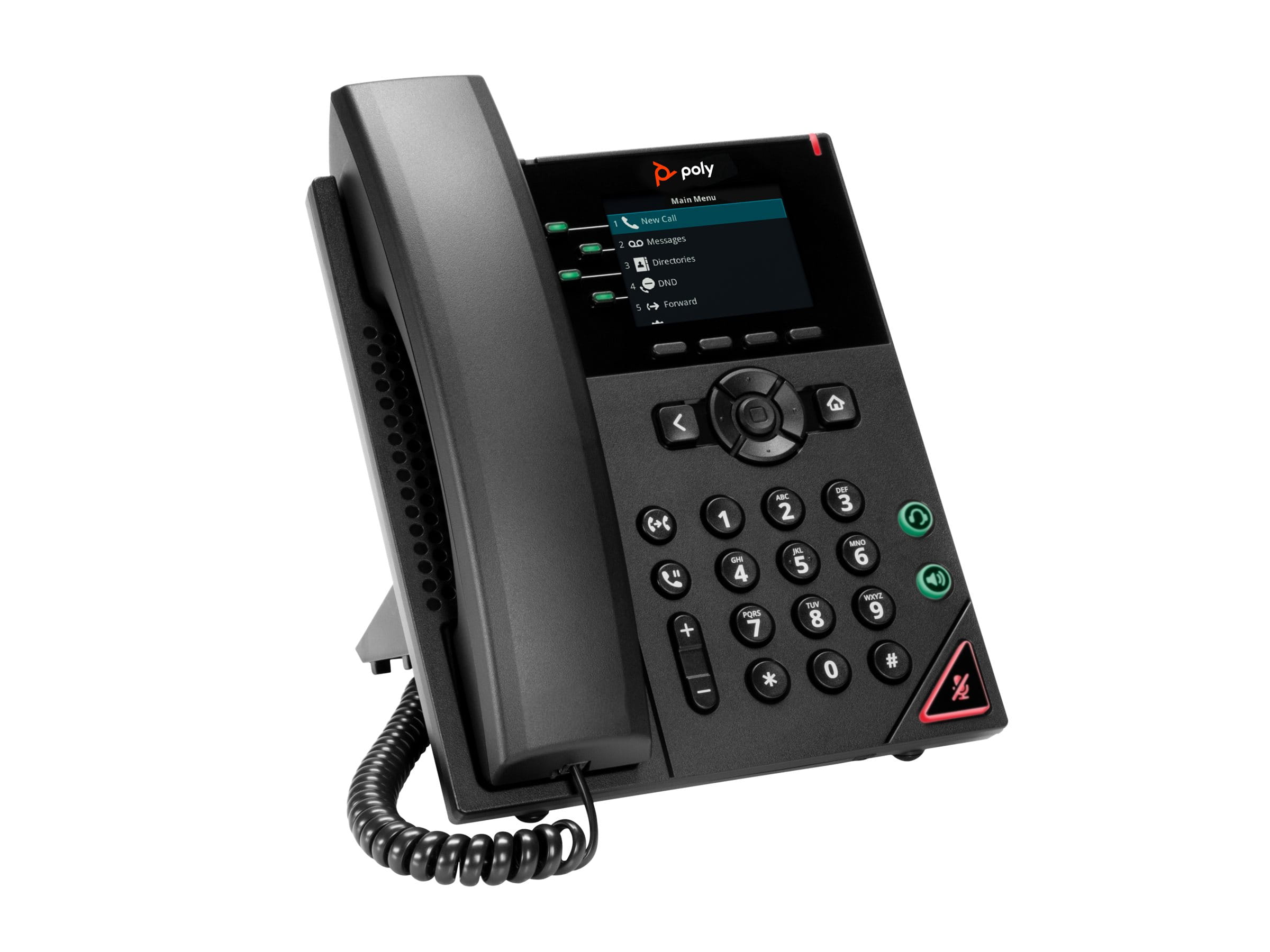 Poly HP Poly VVX 250 - VoIP-Telefon - dreiweg Anruffunktion
