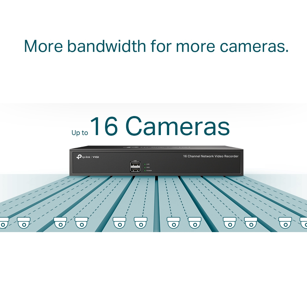 TP-LINK VIGI NVR1016H V1 - NVR - 16 Kanäle -
