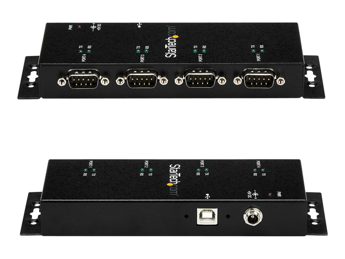 StarTech.com 4 Port USB auf Seriell RS232 Adapter Hub