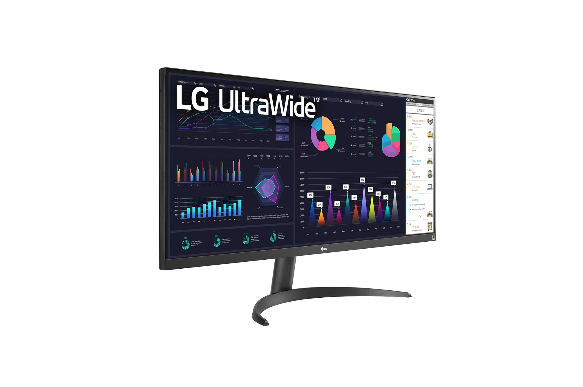 LG UltraWide 34WQ500-B - LED-Monitor - 86.7 cm (34")