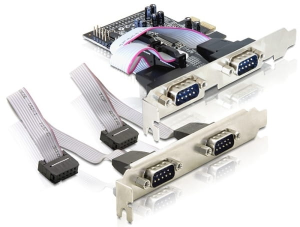 Delock 4 x serial PCI Express Card - Serieller